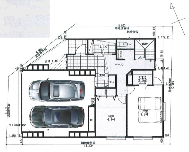 1階　参考プラン(間取)