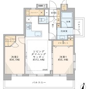 2LDK+ｗIC・TR(間取)