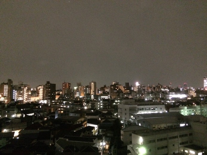 綺麗な夜景が見えます